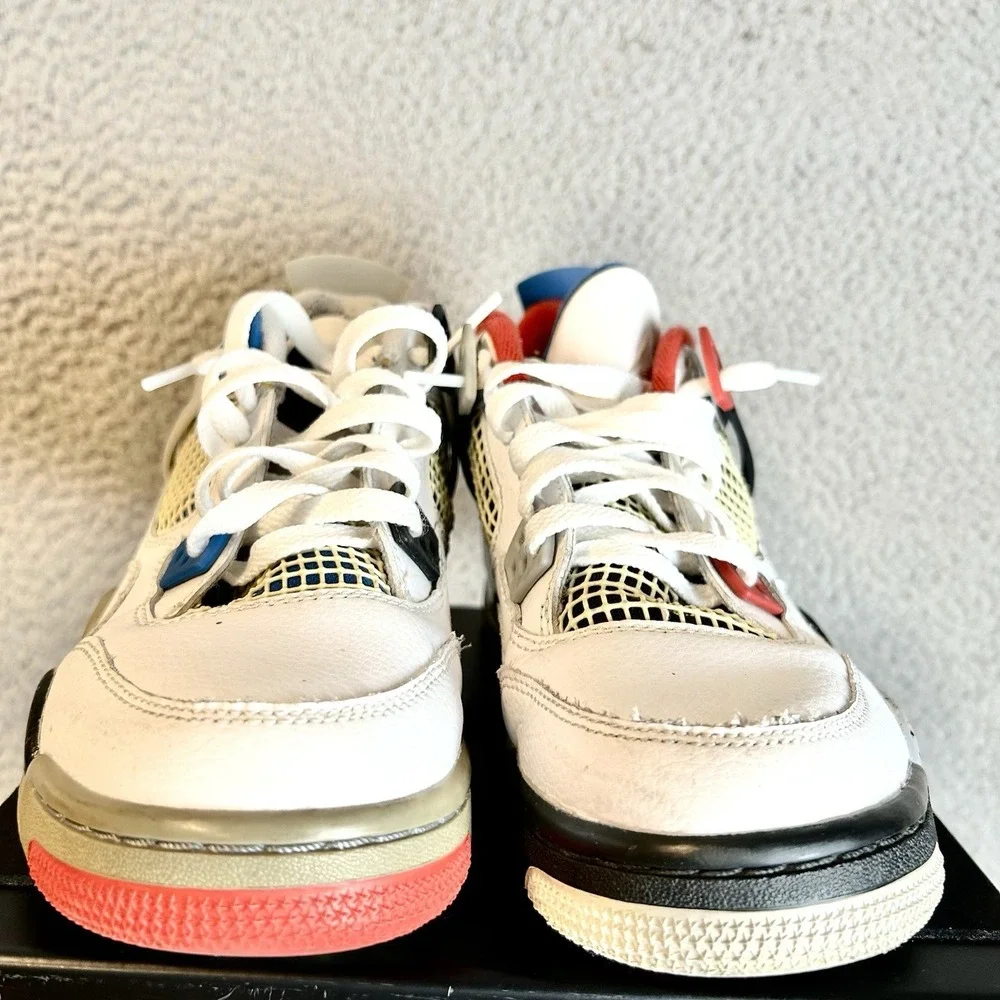 Air Jordan Nike What The 4 Gs Size 6Y Sneakers
